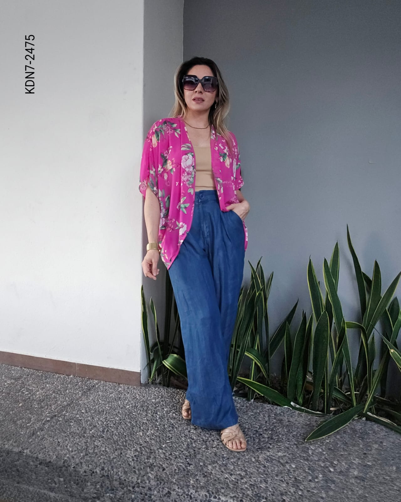 Kimono estampado floral G 2475