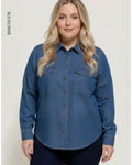 Blusa plus camisera dos bolsas J 376