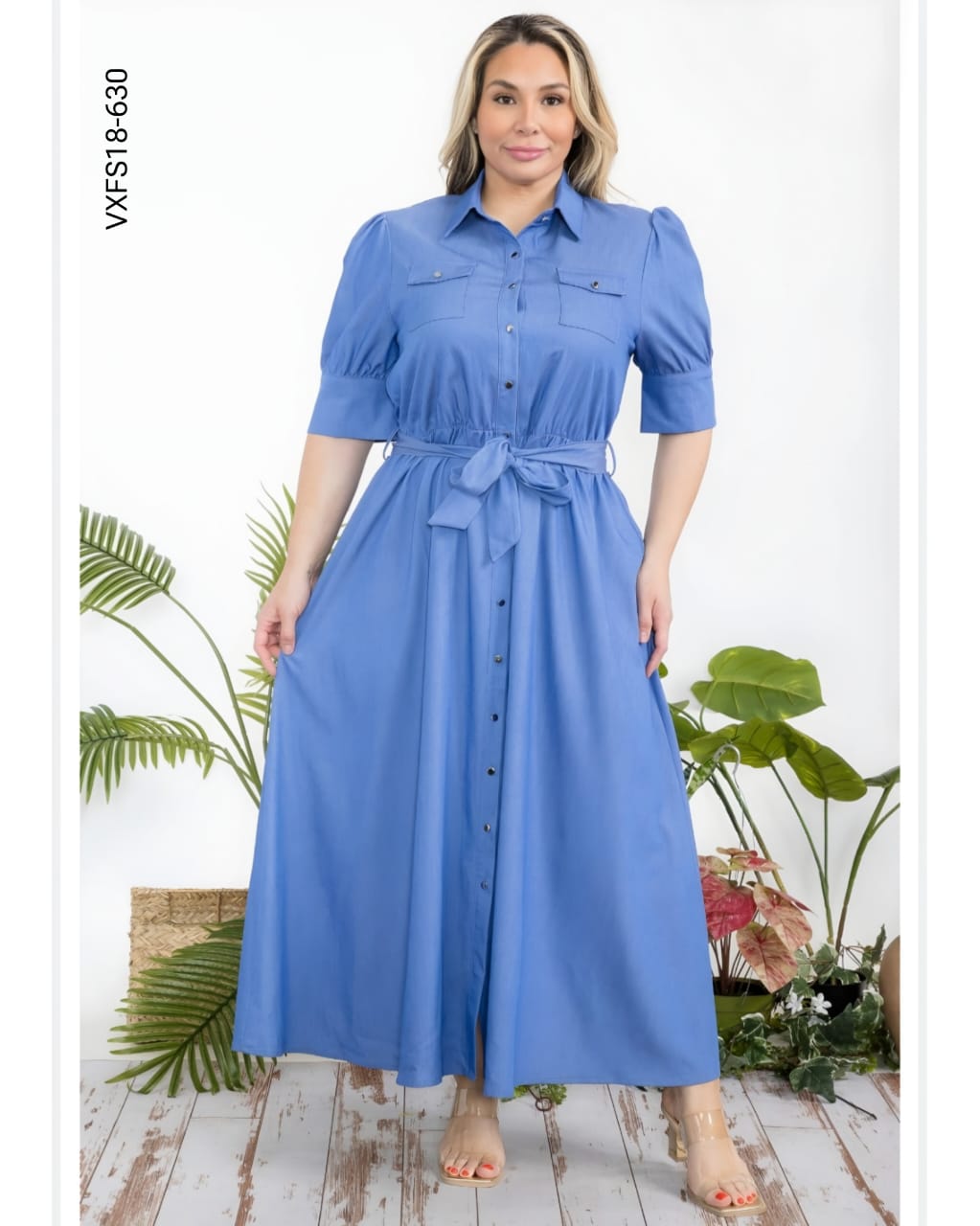 Vestido plus R 630