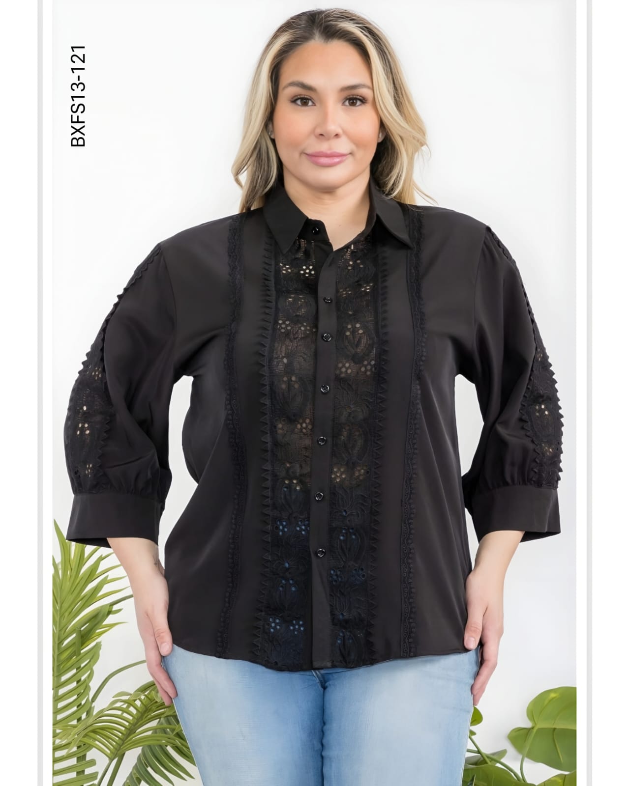 Blusa plus  M 121