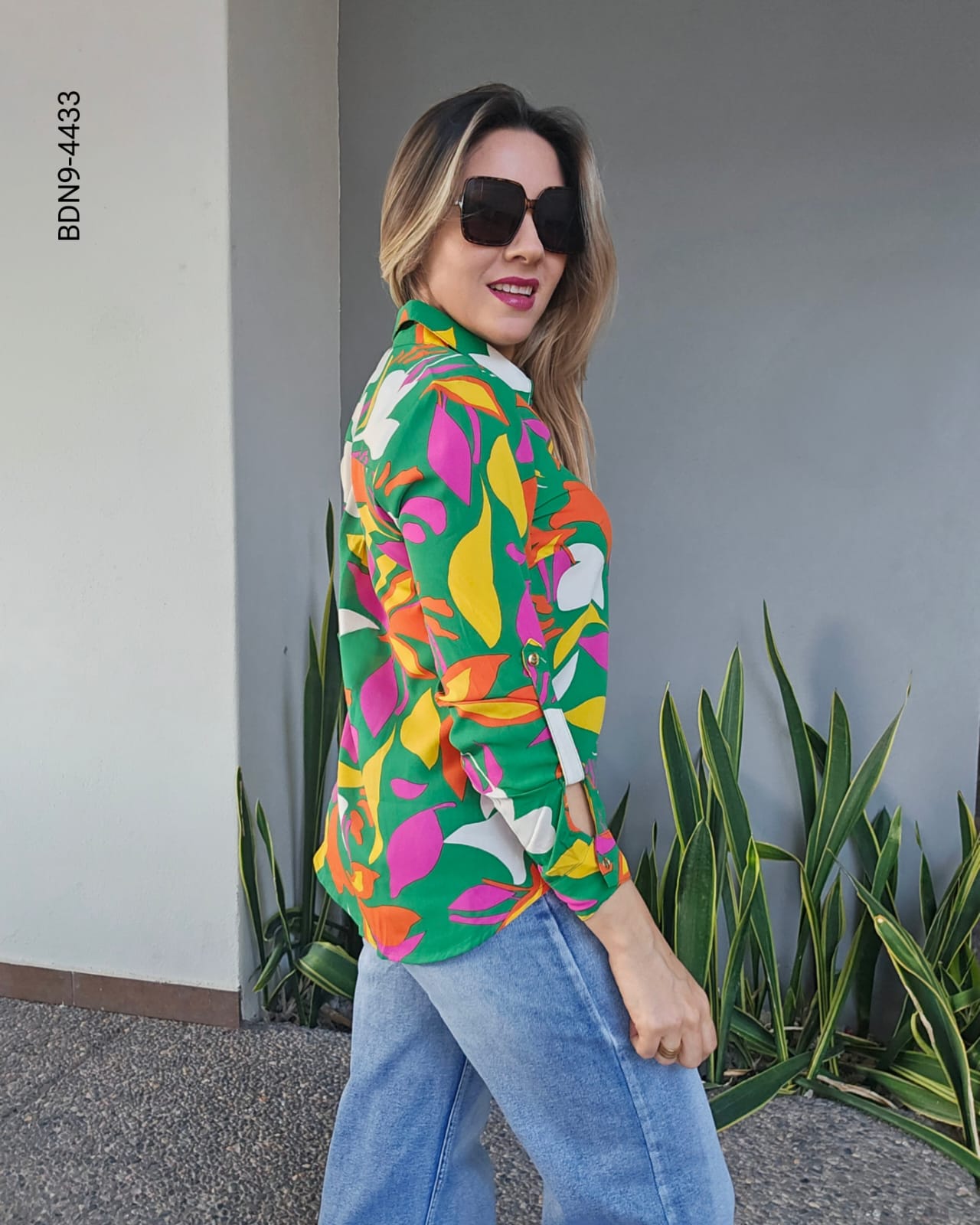 Blusa camisera manga larga I 4433