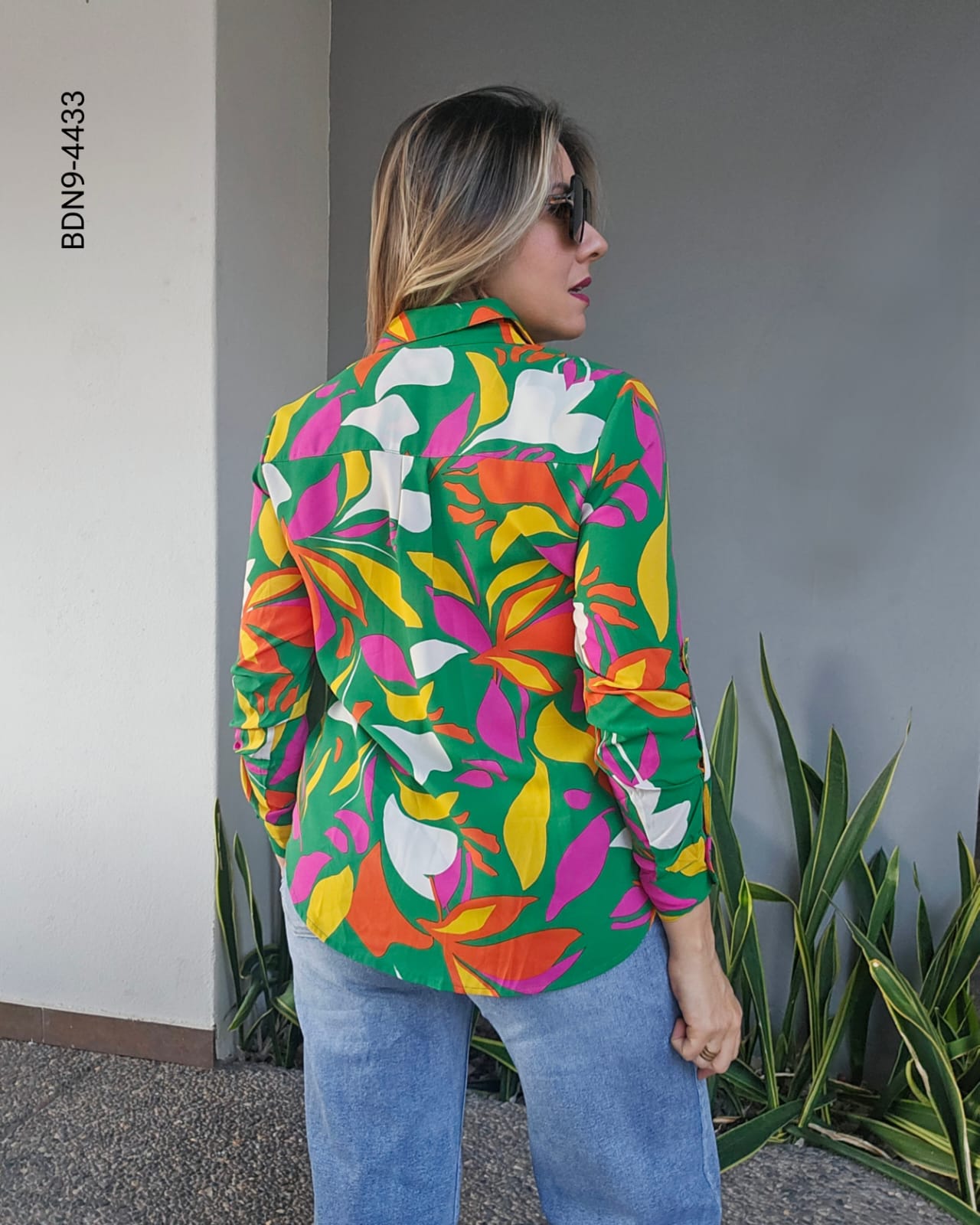 Blusa camisera manga larga I 4433