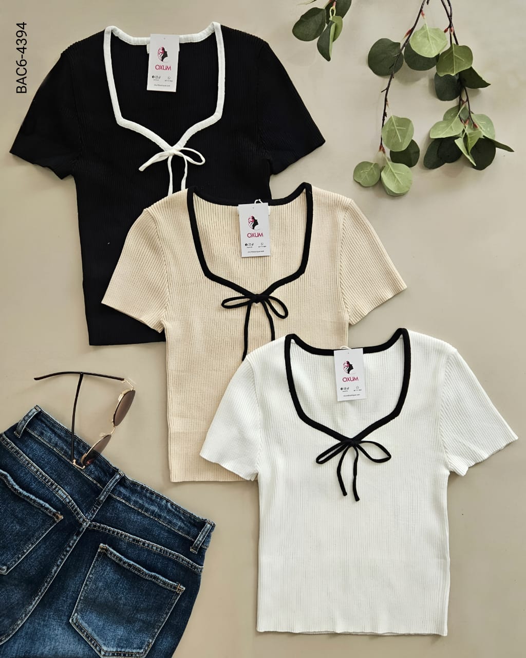 Blusa tendencia coquete F 4394
