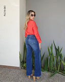 Pantalón de mezclilla tiro alto P 061