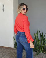 Pantalón de mezclilla tiro alto P 061