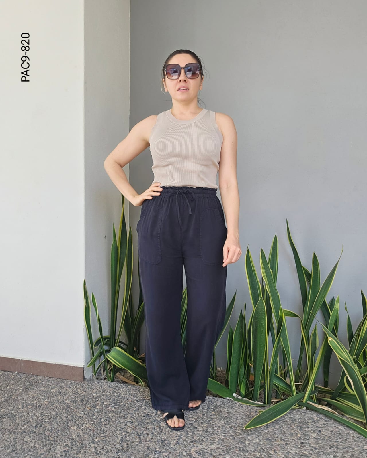 Pantalon ligero elastico en cintura I 820