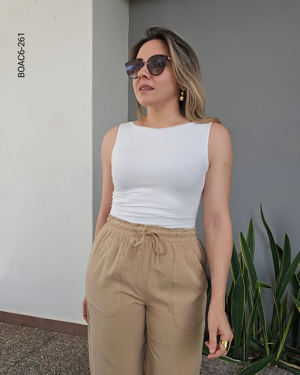 Body suit tela alicrado cuello ojal F 261
