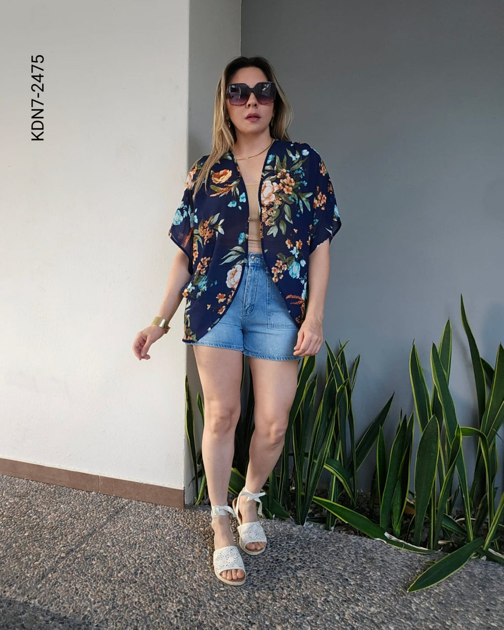 Kimono estampado floral G 2475