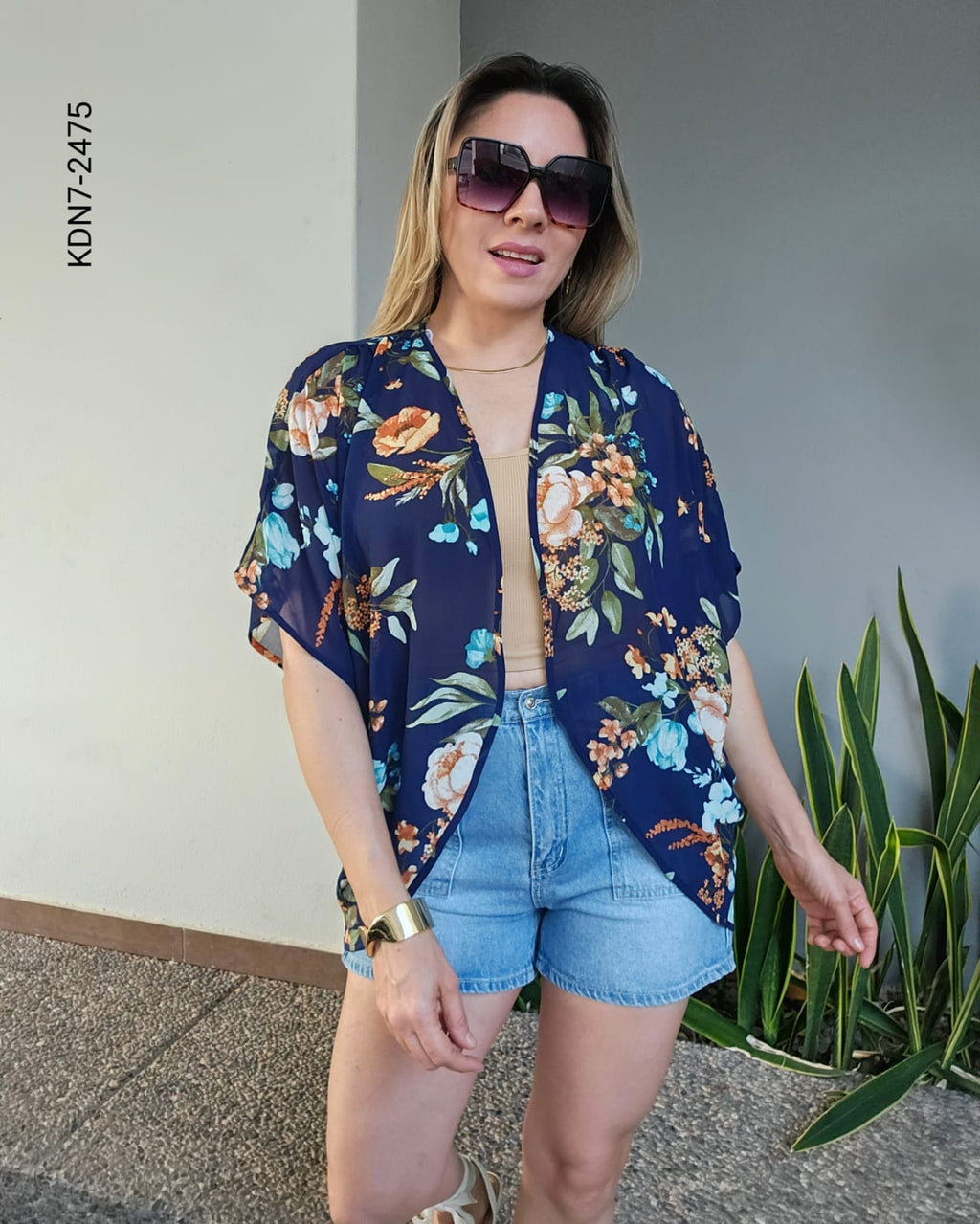 Kimono estampado floral G 2475