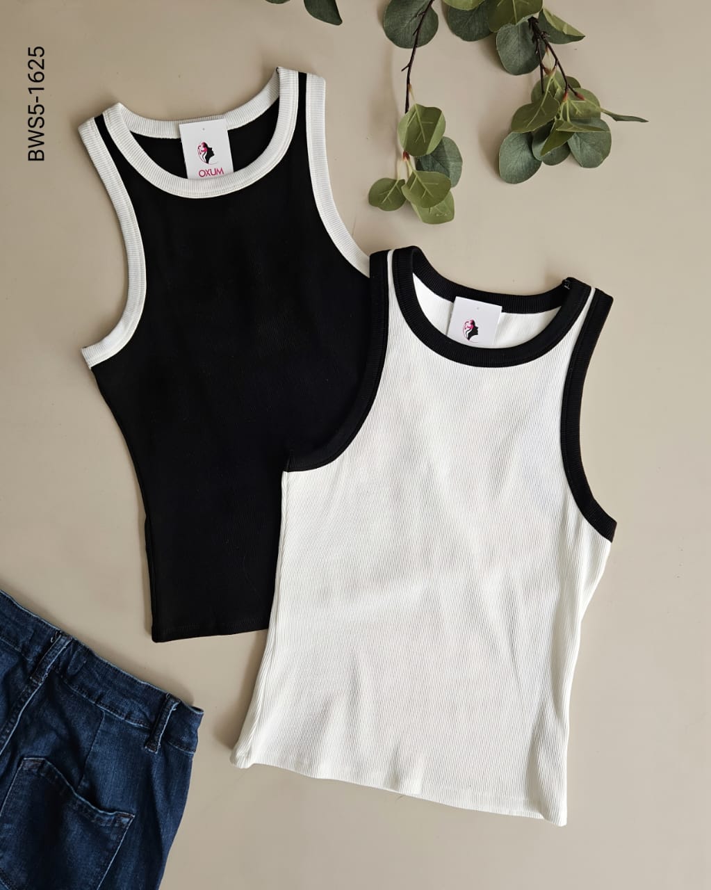 Blusa basica sin manga E 1625