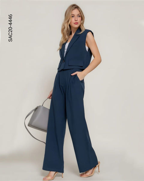 Set de chaleco y pantalon T 4446