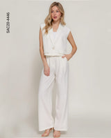 Set de chaleco y pantalon T 4446