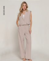 Set de chaleco y pantalon T 4446