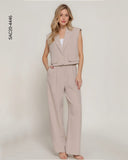 Set de chaleco y pantalon T 4446