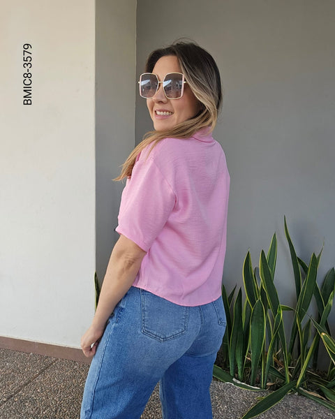 Blusa camisera manga corta H 3579