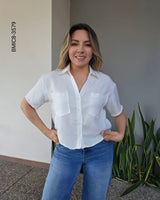 Blusa camisera manga corta H 3579