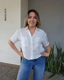 Blusa camisera manga corta H 3579