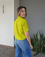 Blusa camisera manga corta H 3579