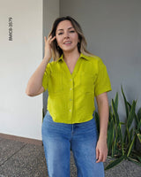 Blusa camisera manga corta H 3579