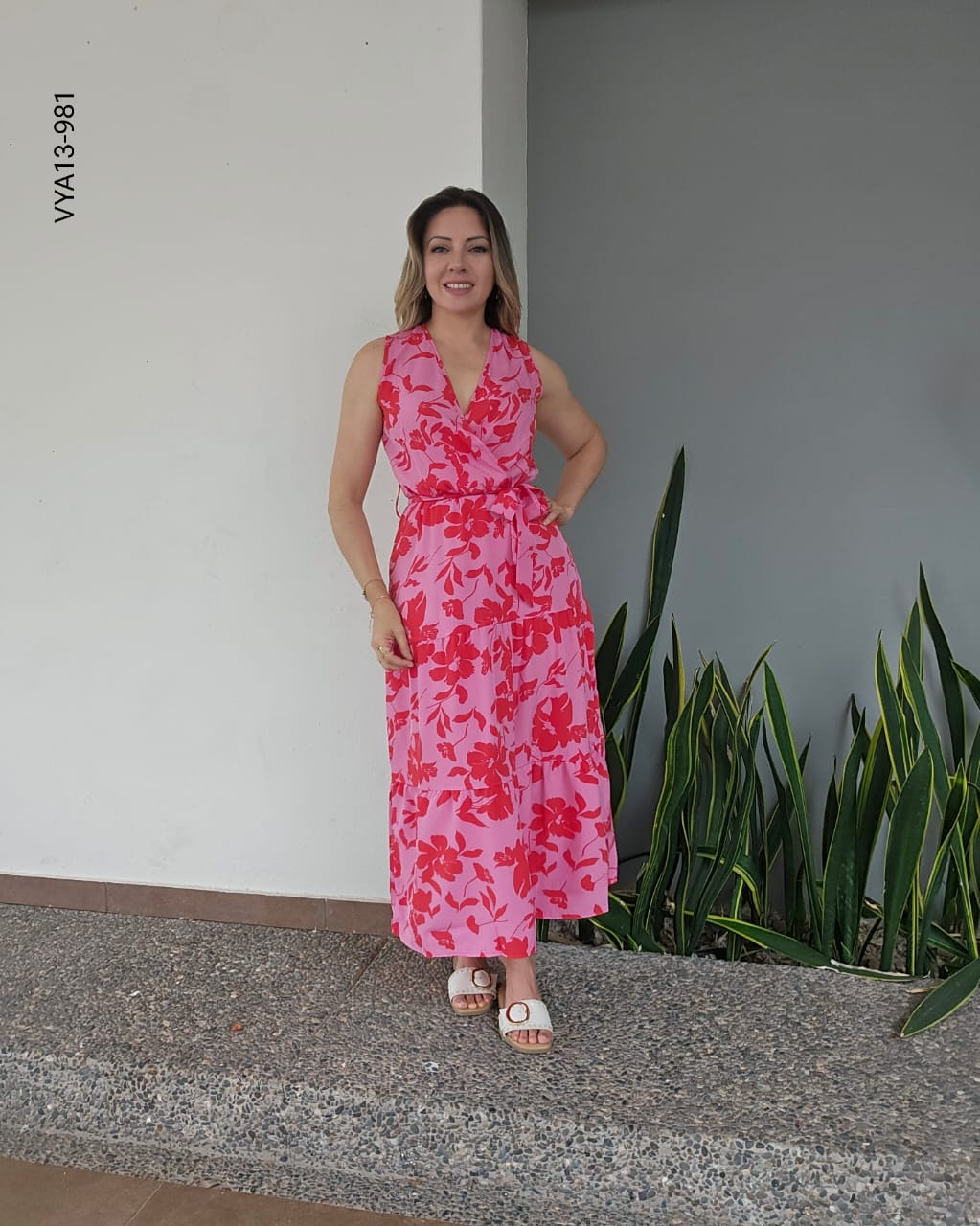 Vestido largo sin mangas M 981