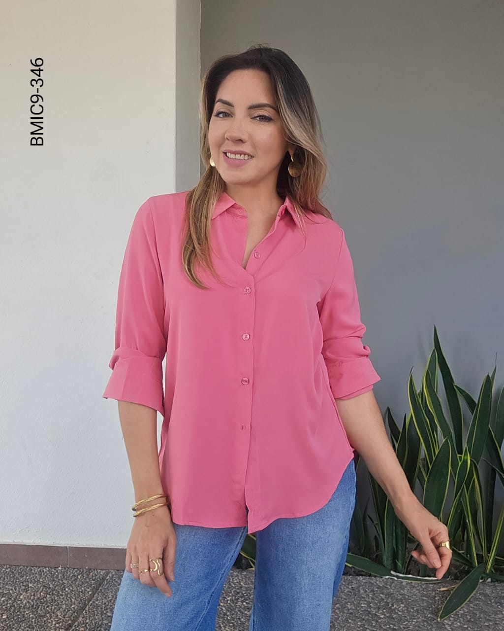 Blusa camisera manga larga I 346