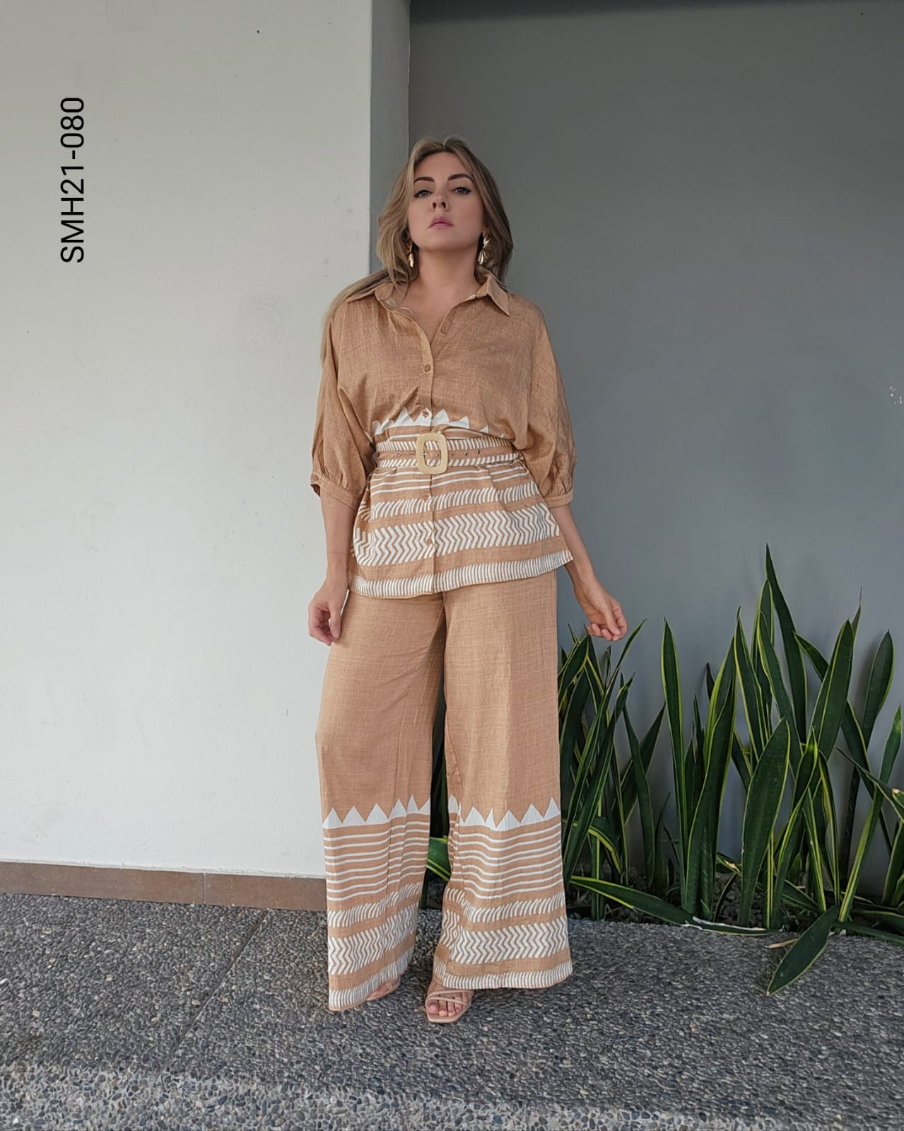 Set de Blusa camisera y pantalon U 080