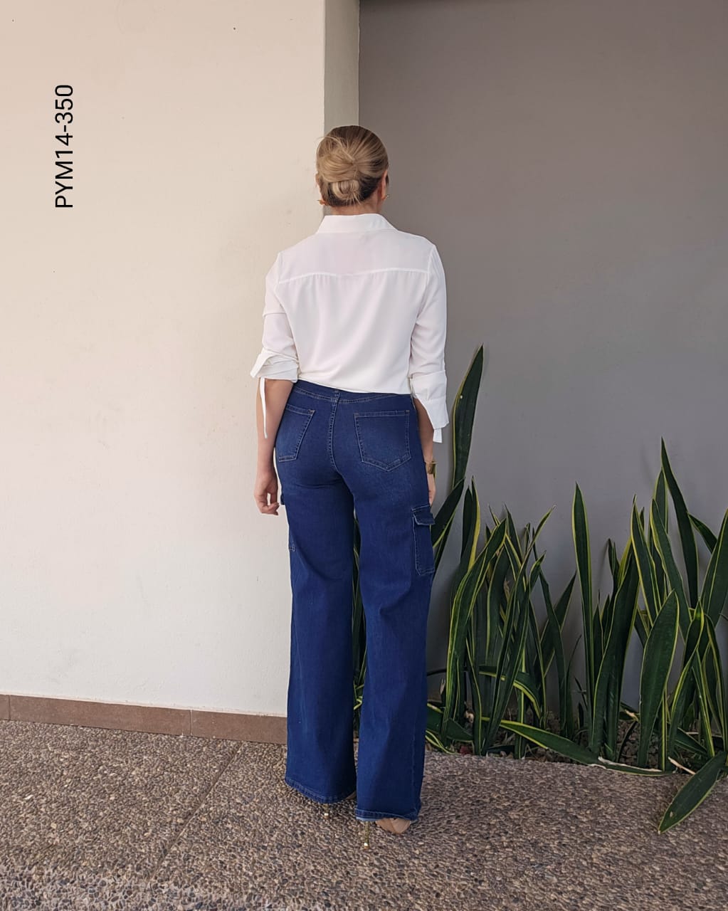 Pantalon tiro alto moda cargo N 350