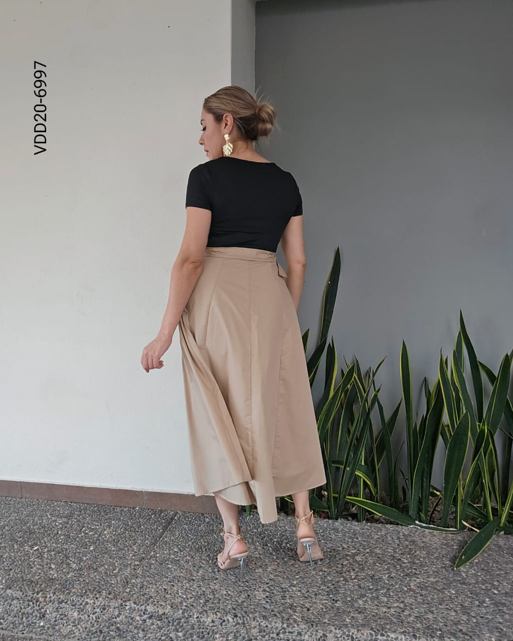 Vestido cargo con cinto T 6997