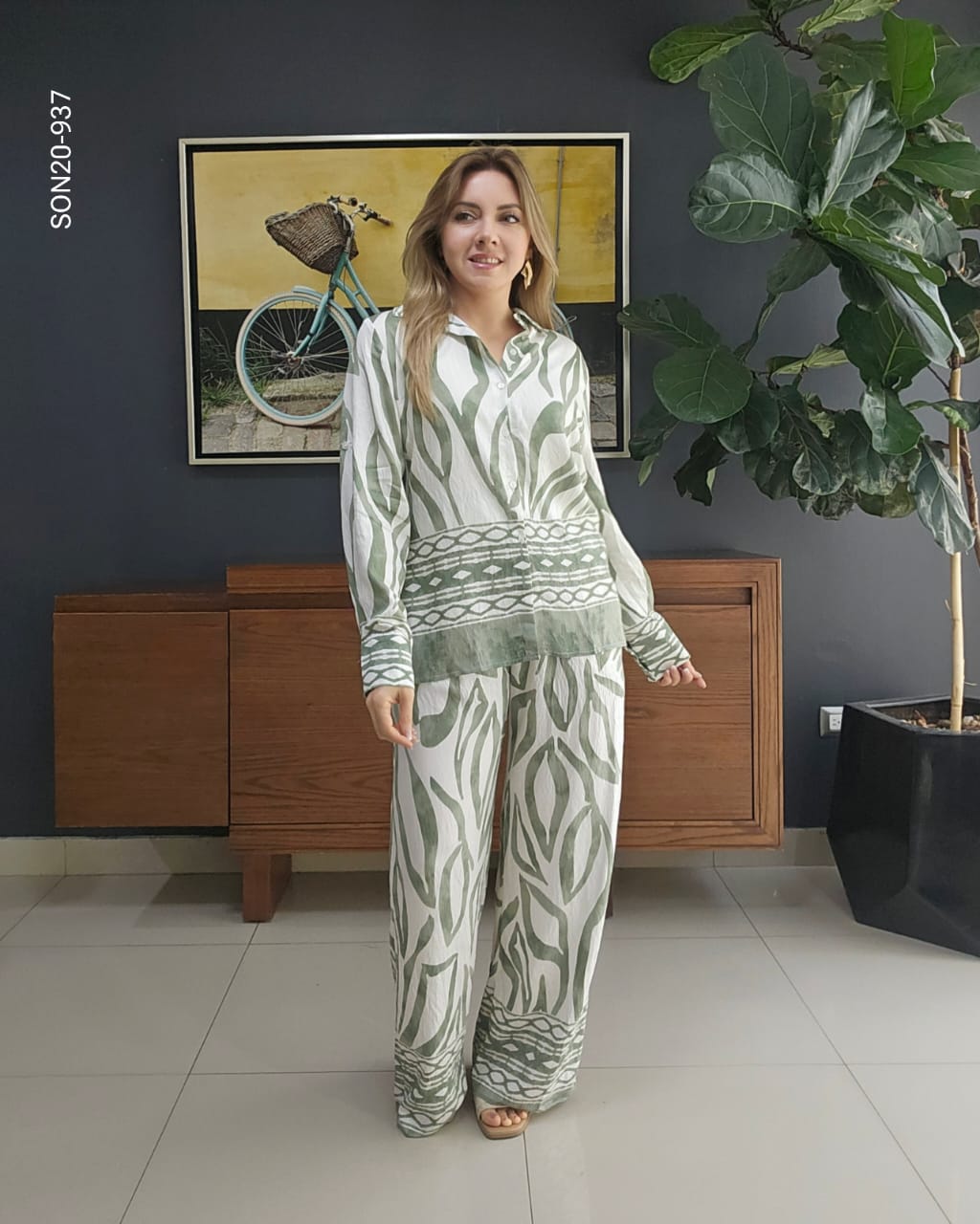 Set de pantalón y blusa T 937