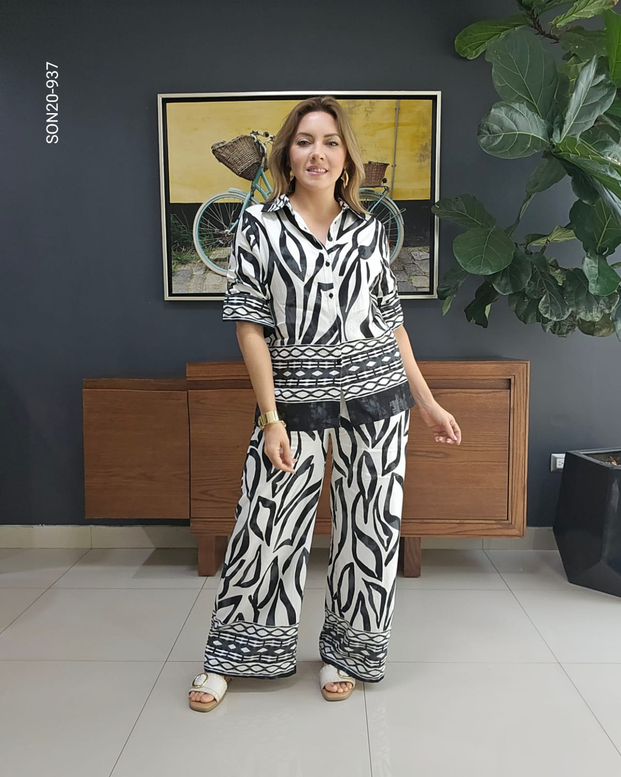 Set de pantalón y blusa T 937