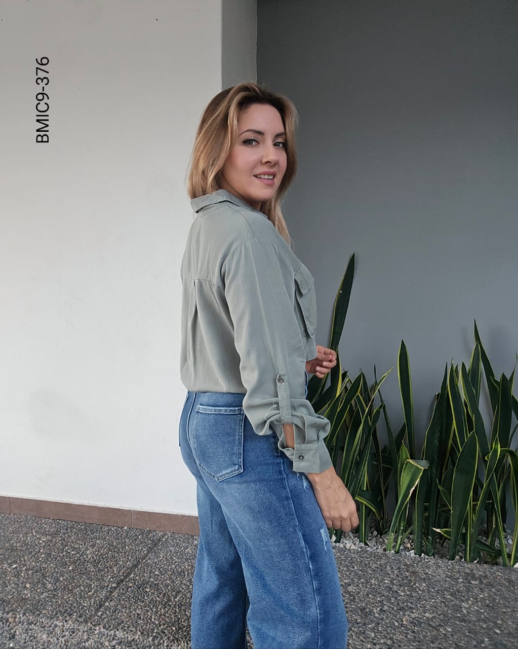 Blusa camisera manga larga I 376