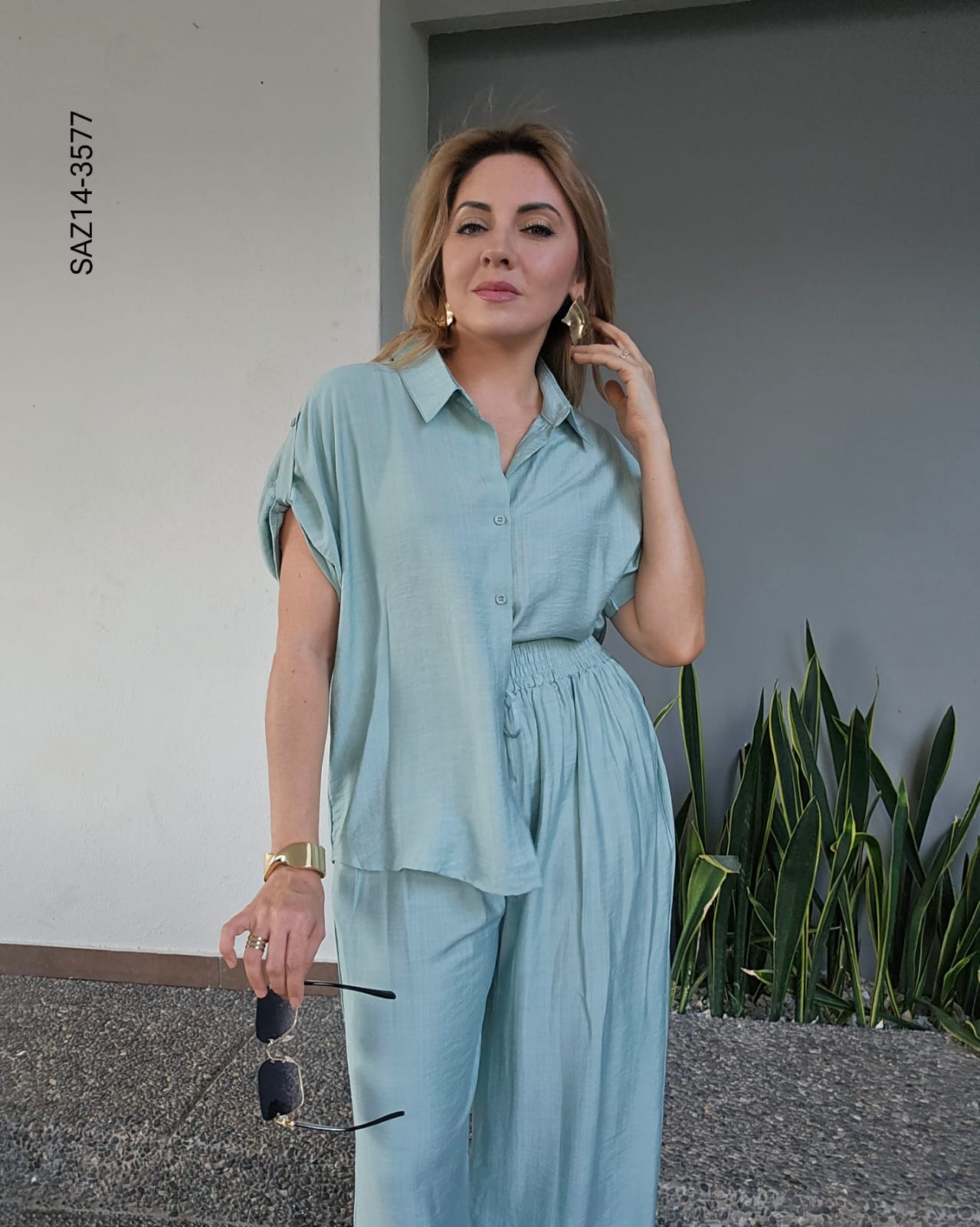 Set de blusa y pantalon N 3577