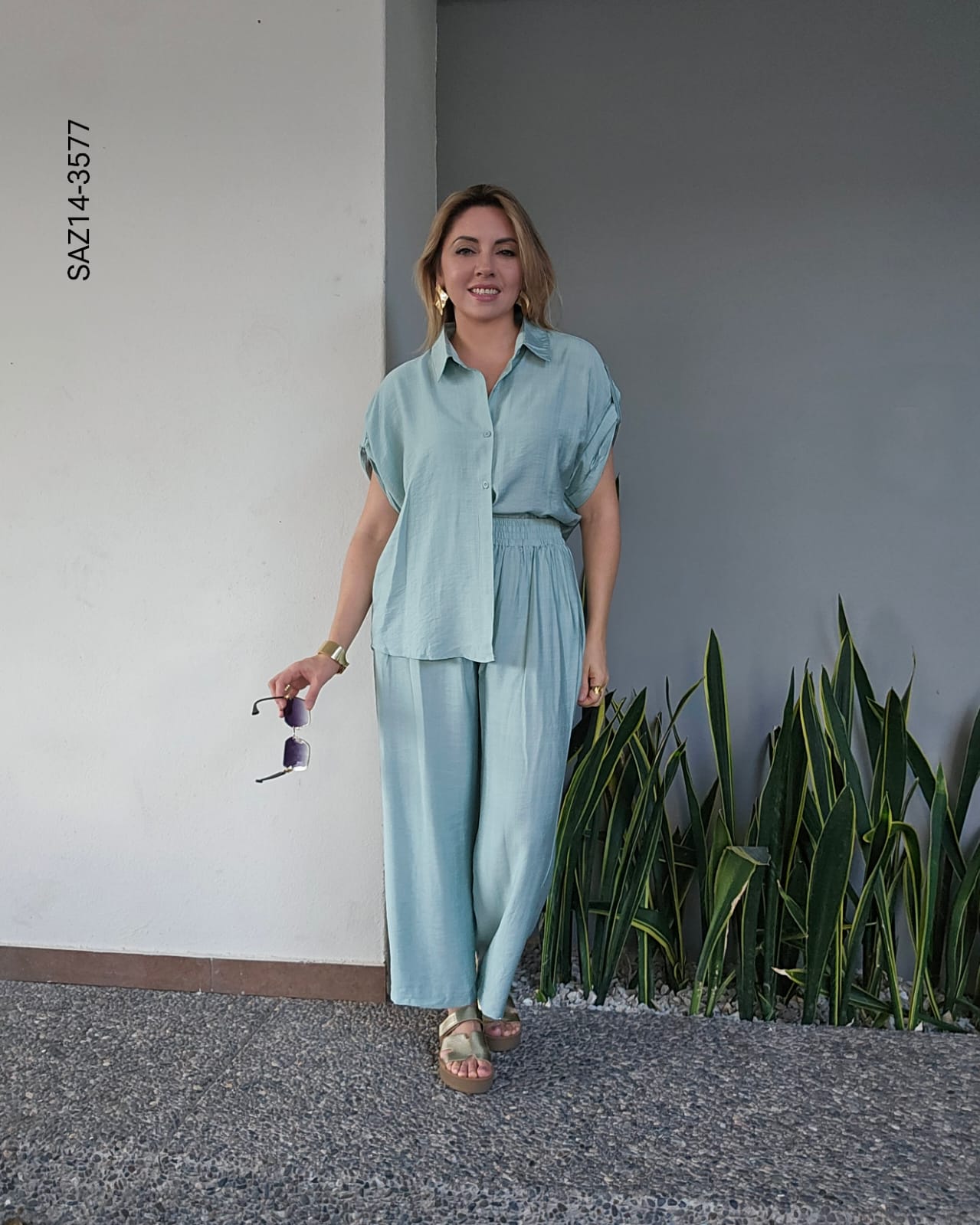 Set de blusa y pantalon N 3577