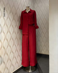 Set de blusa camisera y pantalón S 085