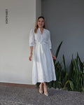 Vestido camisero manga tres cuartos S 6851