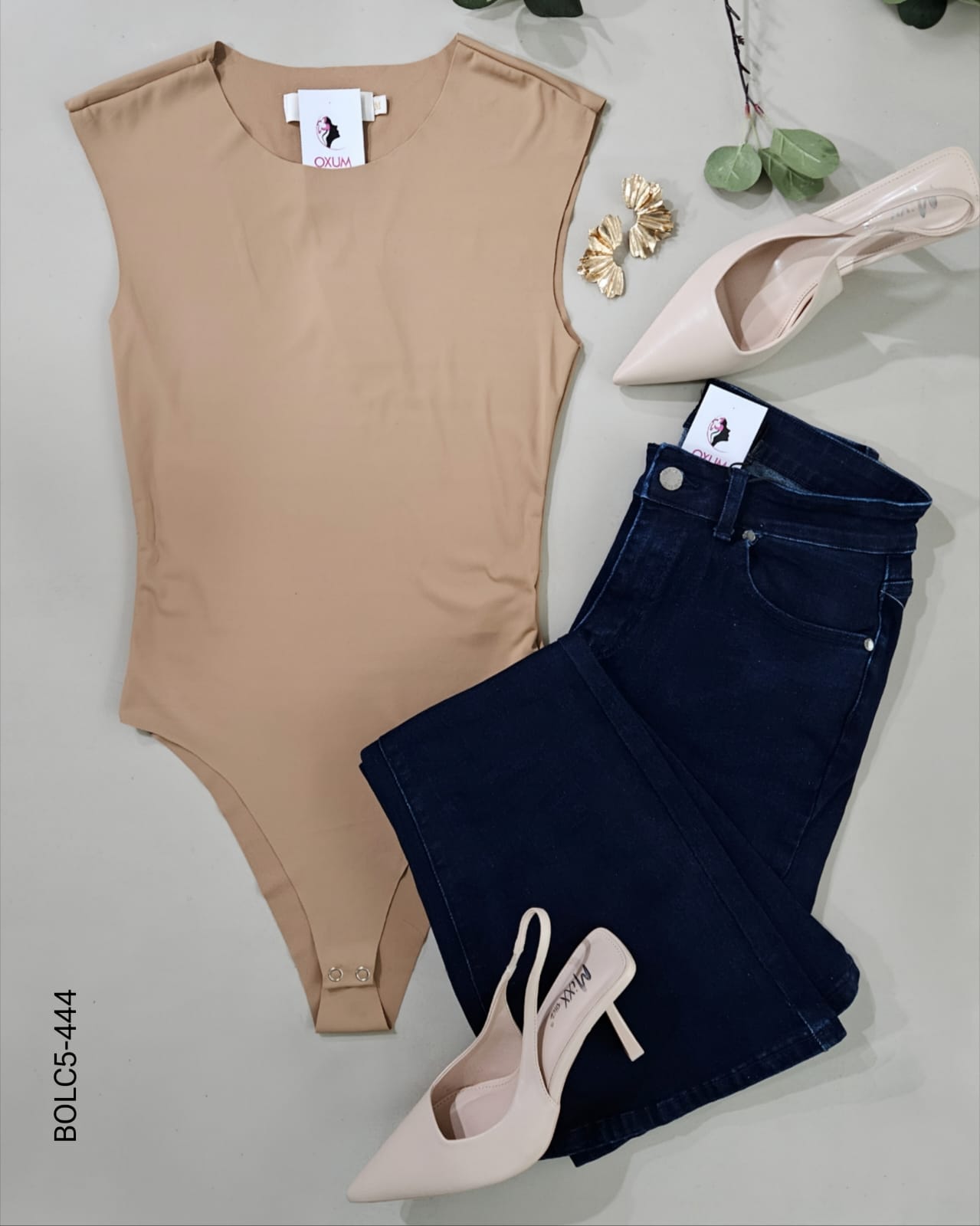 Body sin mangas cuello redondo E 444