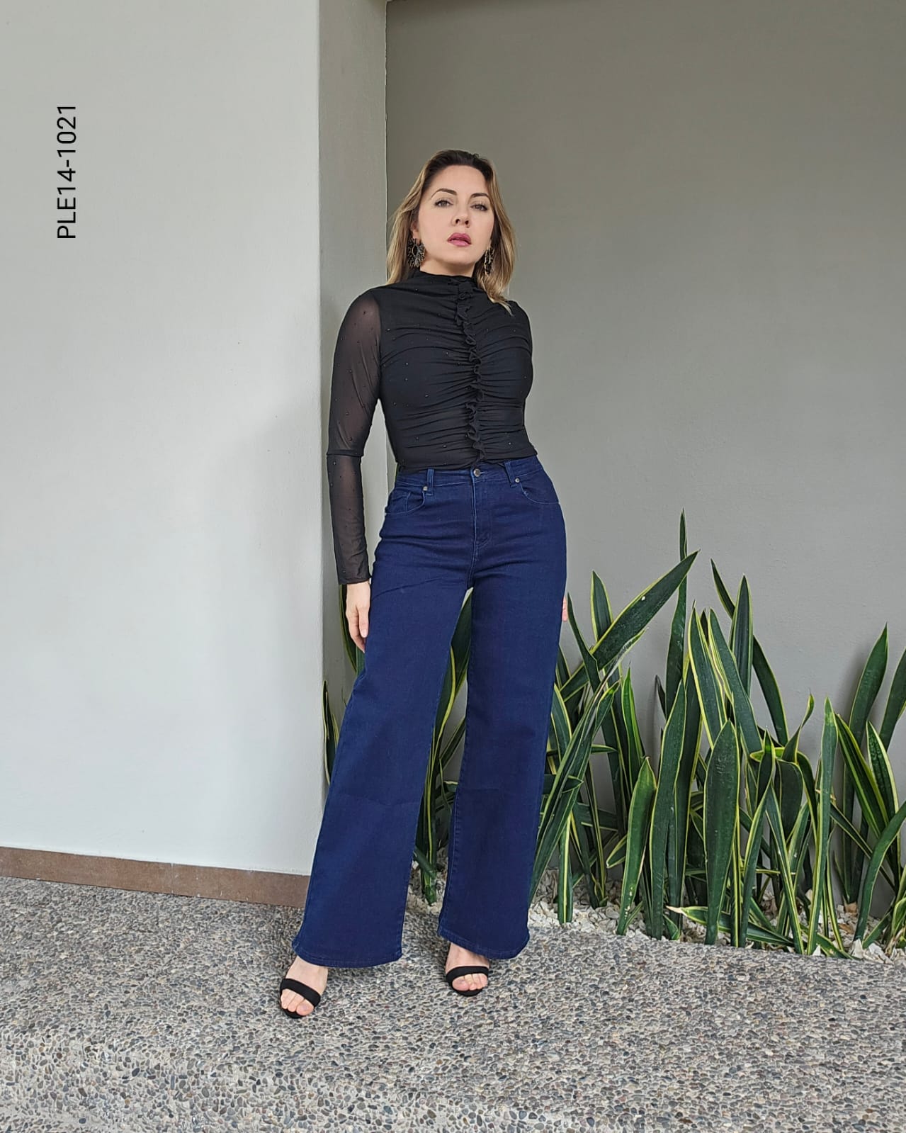 Pantalon wide leg N 1021