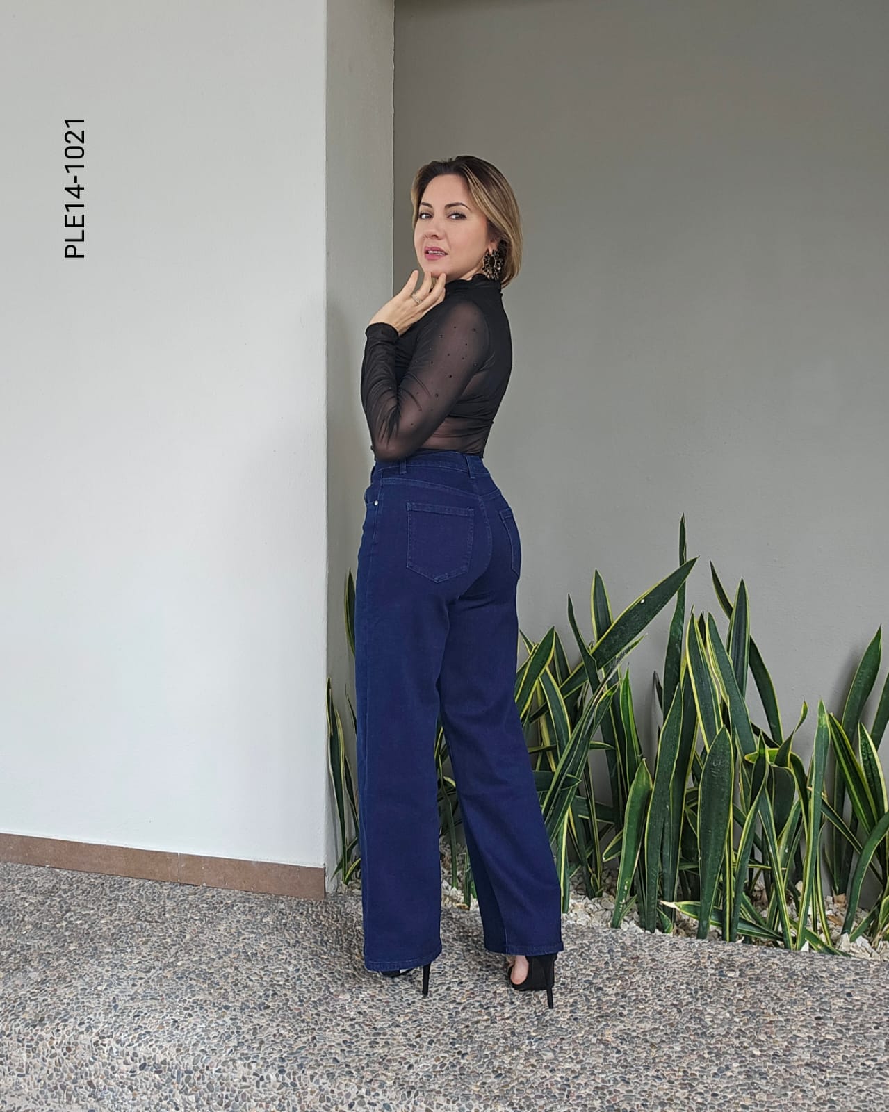 Pantalon wide leg N 1021