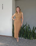 Set top sin mangas y falda Y 724