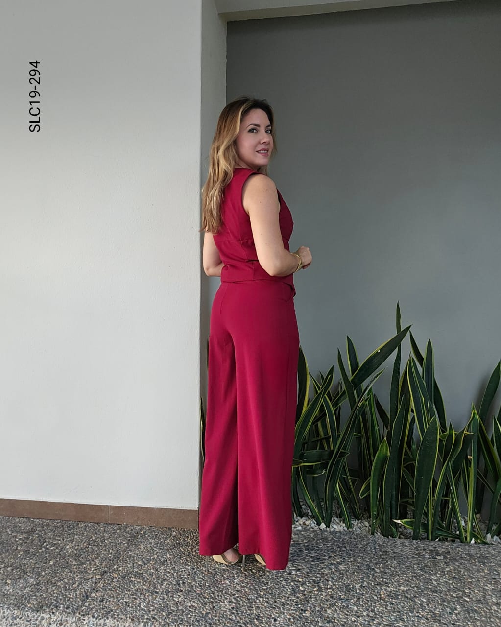 Set chaleco de botones y pantalón S 294