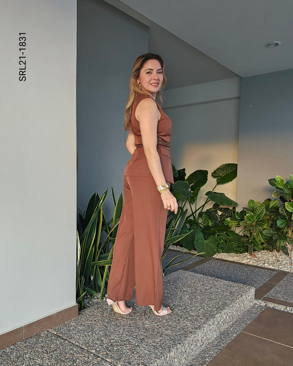 Set chaleco botones y pantalon U 1831
