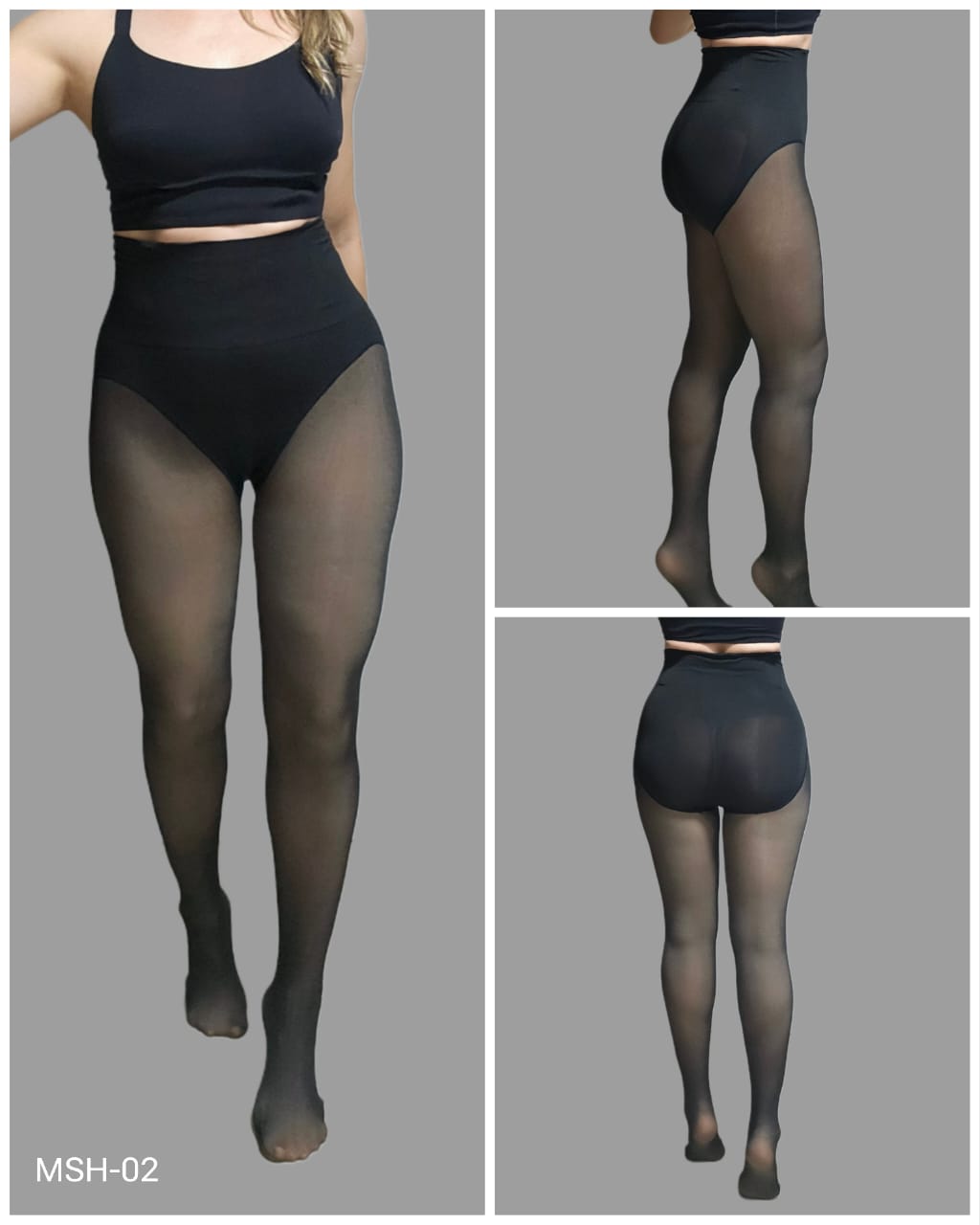 Medias térmicas de talle alto con compresión abdominal MSH 02