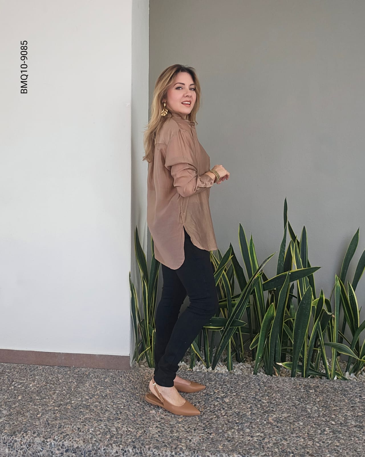 Conjunto de blusa manga larga J 9085