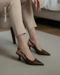 Zapatilla slingback destalonado IRENE