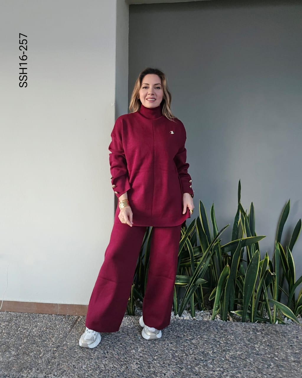 Set suéter manga larga y pantalón  P 257