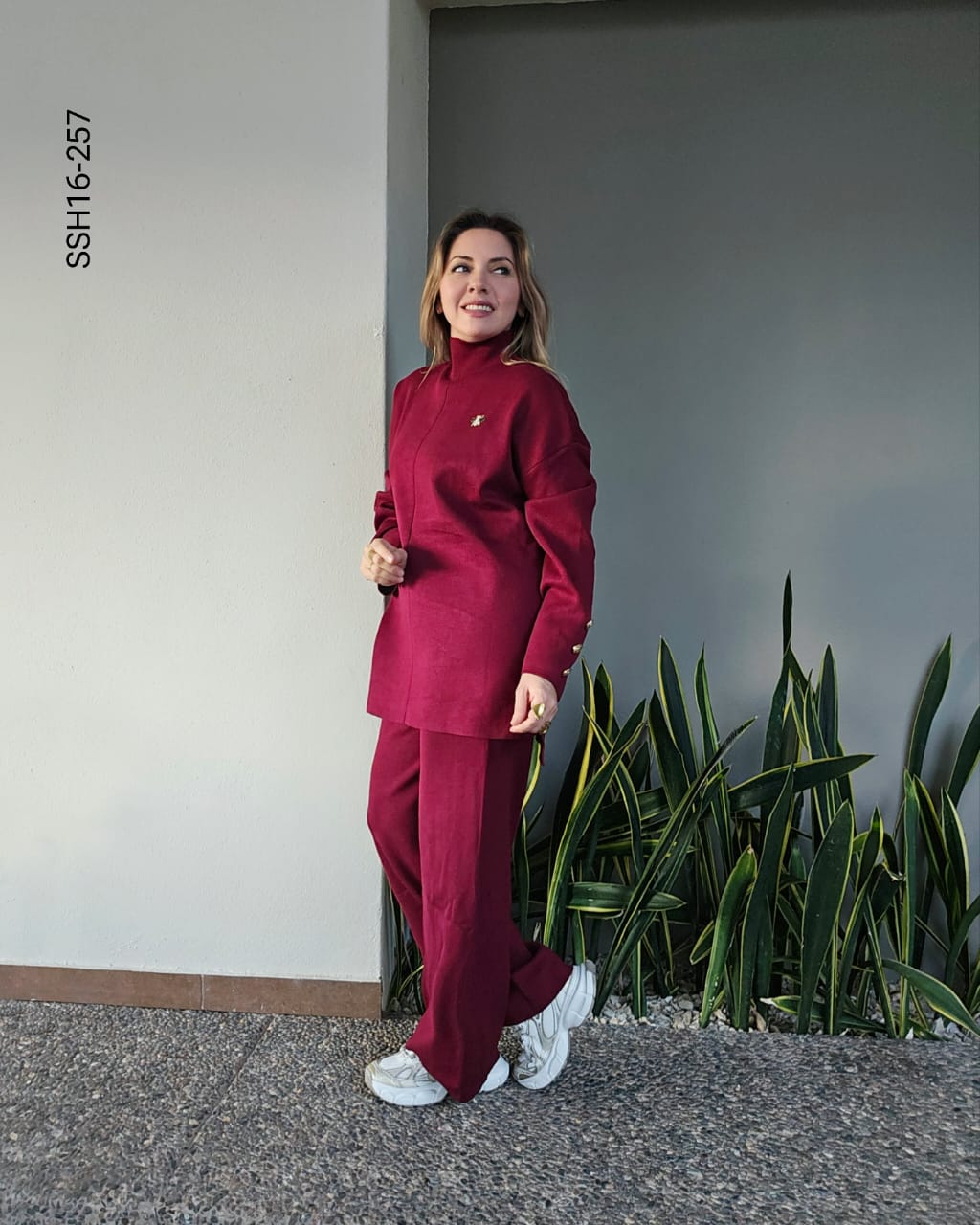 Set suéter manga larga y pantalón  P 257