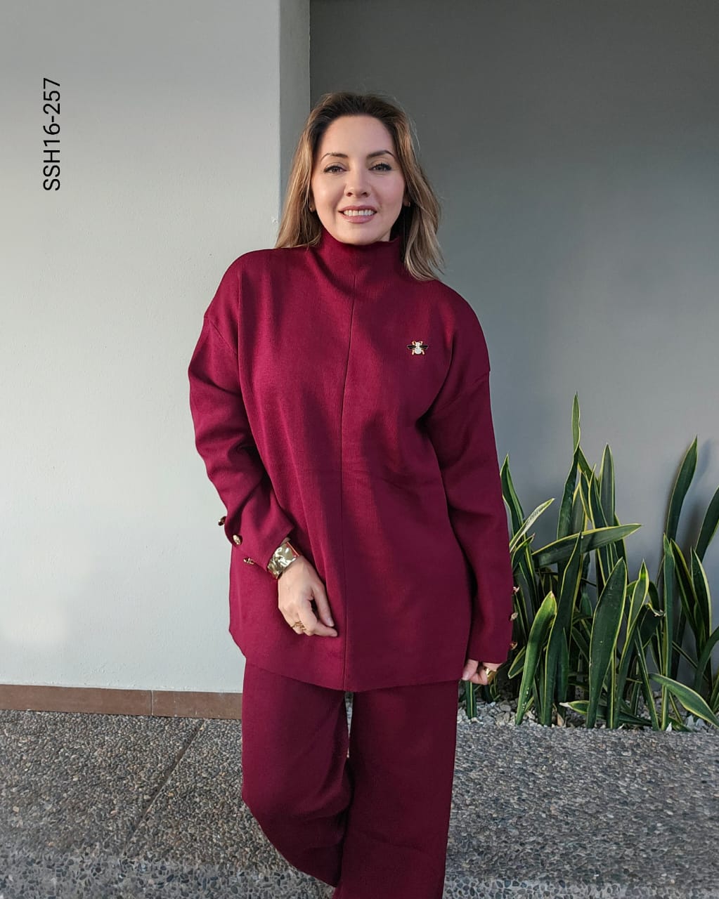 Set suéter manga larga y pantalón  P 257