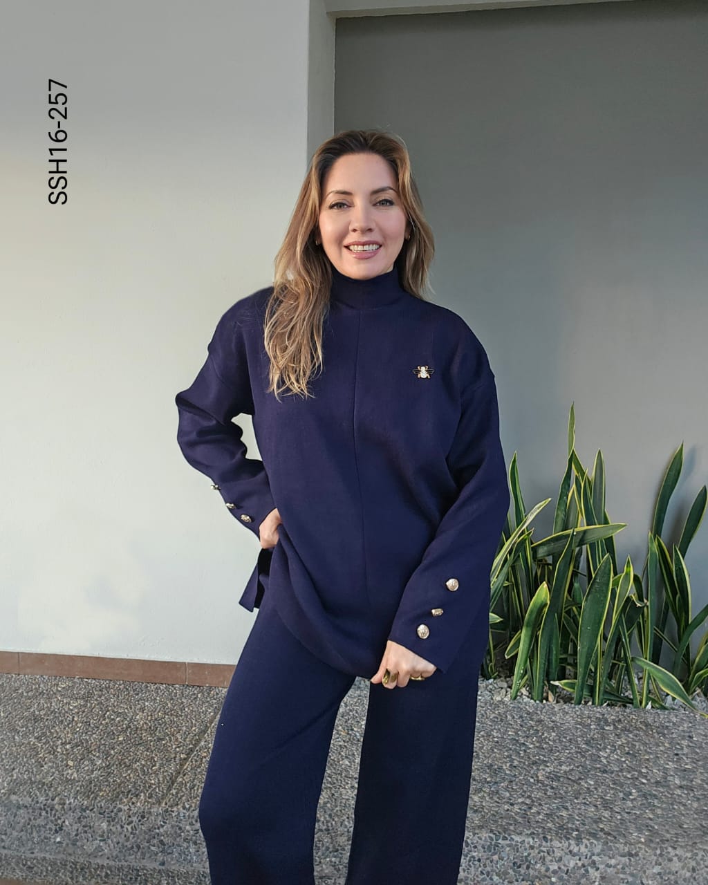 Set suéter manga larga y pantalón  P 257