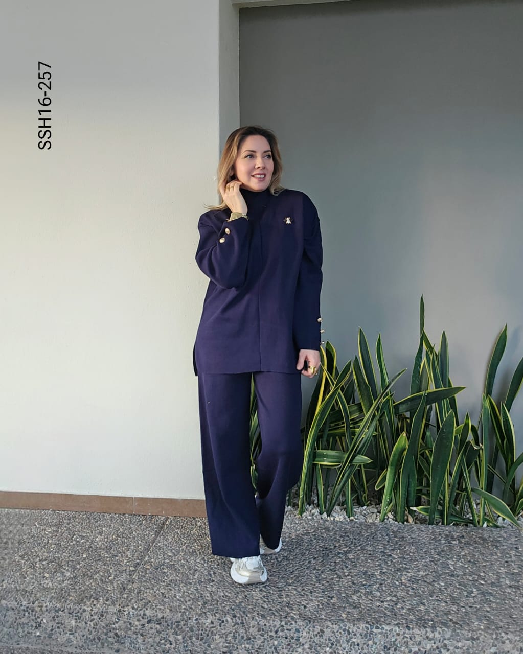 Set suéter manga larga y pantalón  P 257