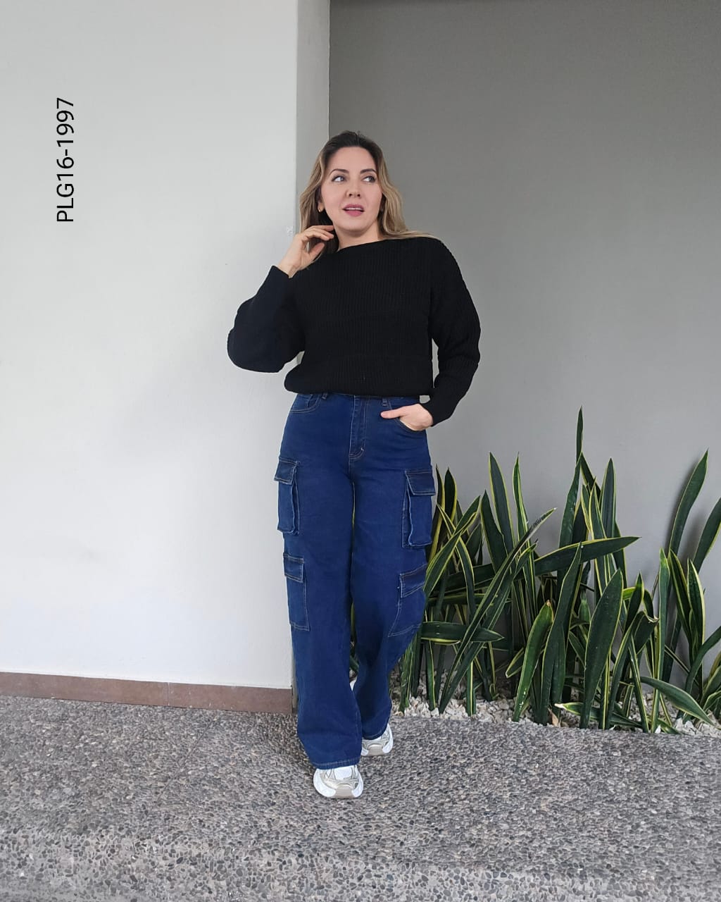 Pantalón de mezclilla cargo P 1997